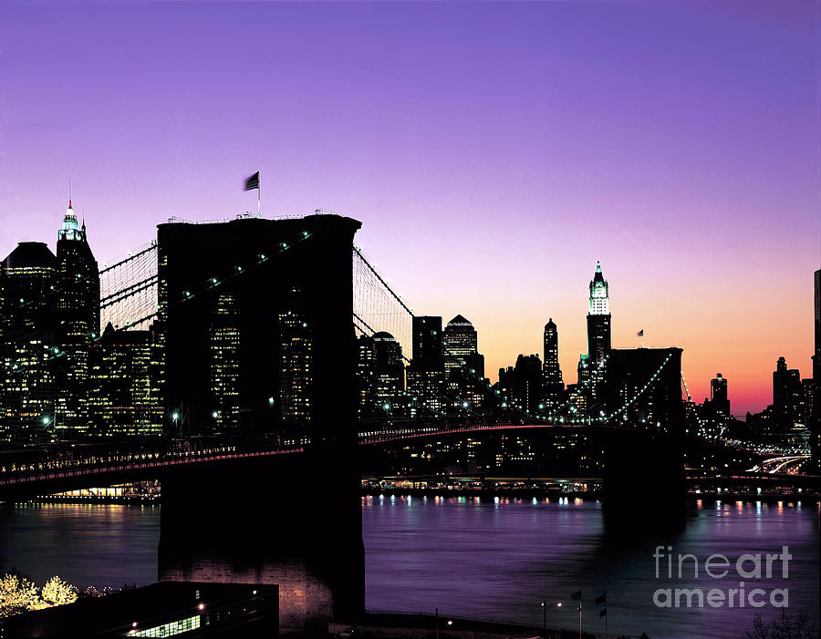 View Of The New York City Skyline Photograph by Rafael Macia
