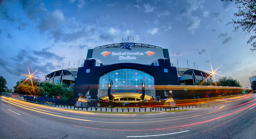 View of the newly renovated panthers stadium Photograph by Alex Grichenko