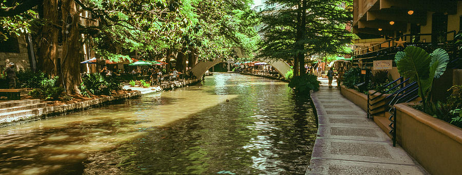 View Of The San Antonio River Walk, San Photograph by Panoramic Images