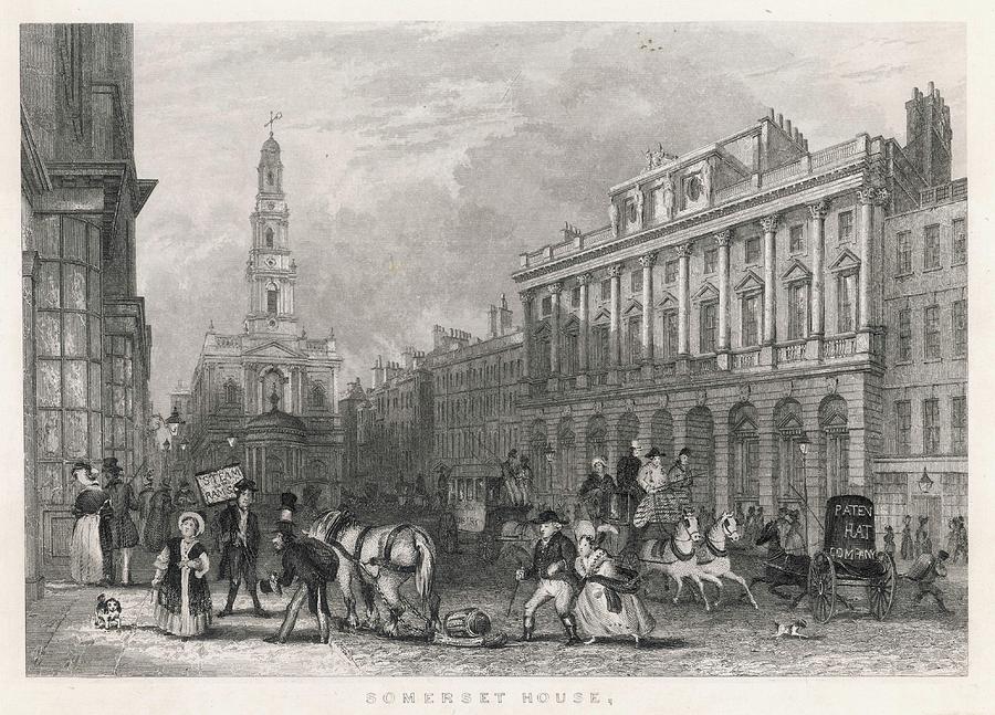 View Of The Strand Looking Eastward Drawing by Mary Evans Picture ...