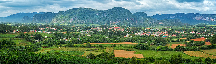 View of the Valley and Town of Vinales Photograph by Levin Rodriguez