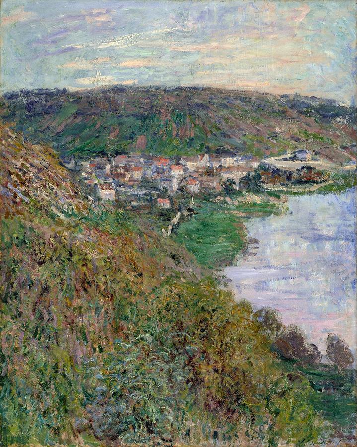 Claude Monet Painting - View of Vetheuil by Claude Monet