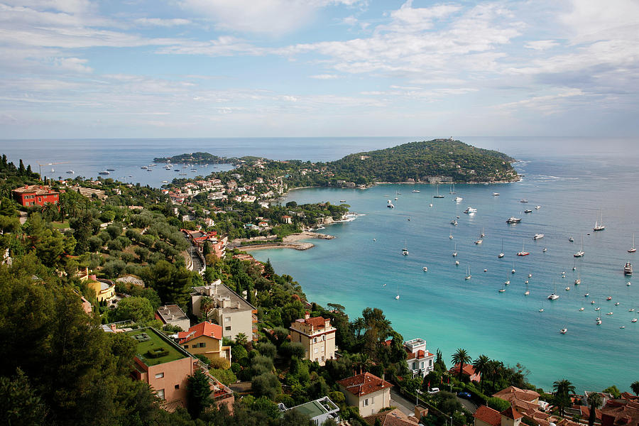 View Of Villefranche Sur Mer, Cote Photograph by Yadid Levy View Of Villefranche Sur Mer, Cote Photograph by Yadid Levy