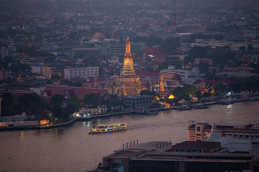 View Of Wat Arun Photograph by Weerakarn Satitniramai