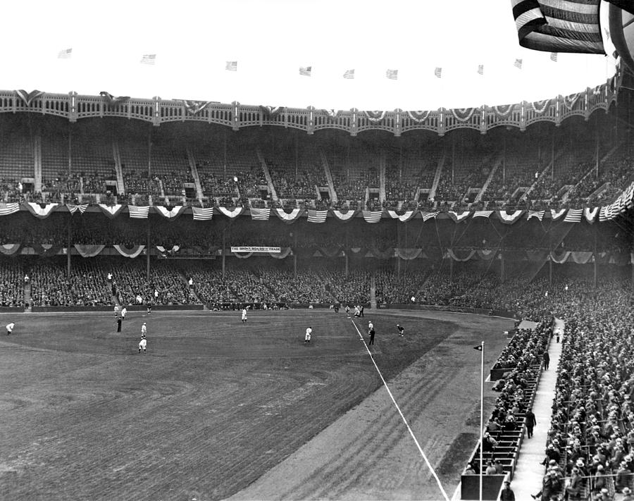 New York Yankees Photograph - View Of Yankee Stadium by Underwood Archives