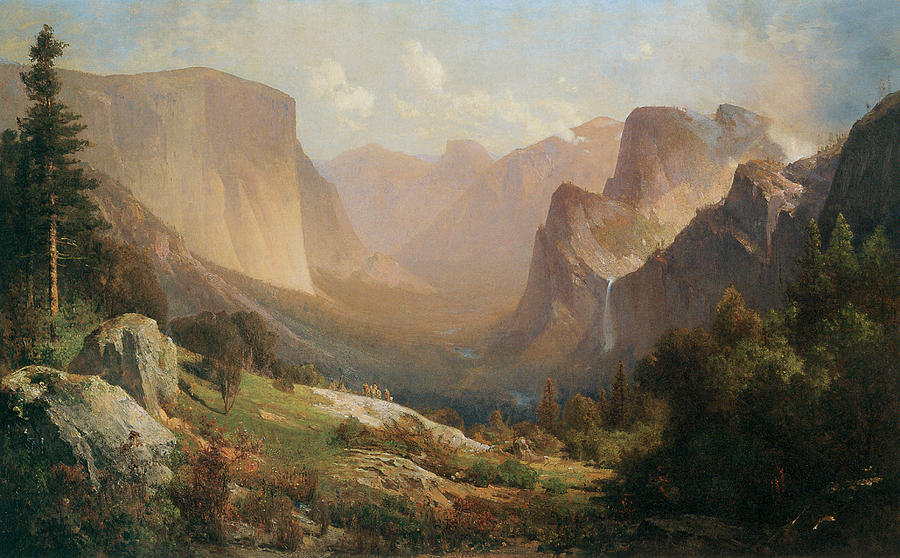 Thomas Hill Painting - View Of Yosemite Valley by Thomas Hill