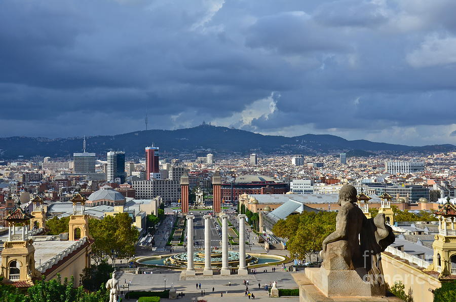 View on Barcelona Photograph by Dorota Nowak