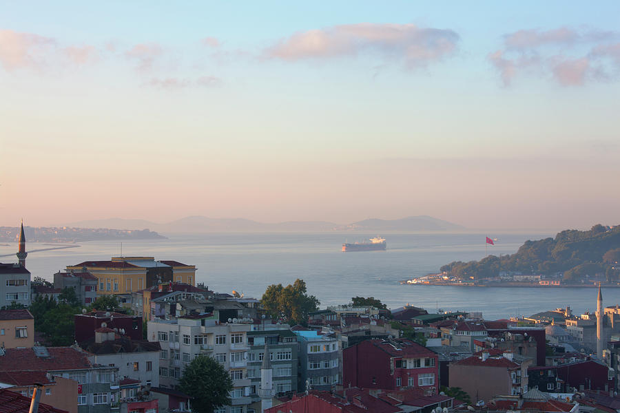 View Over Istanbul At Sunrise Photograph by Laurie Noble