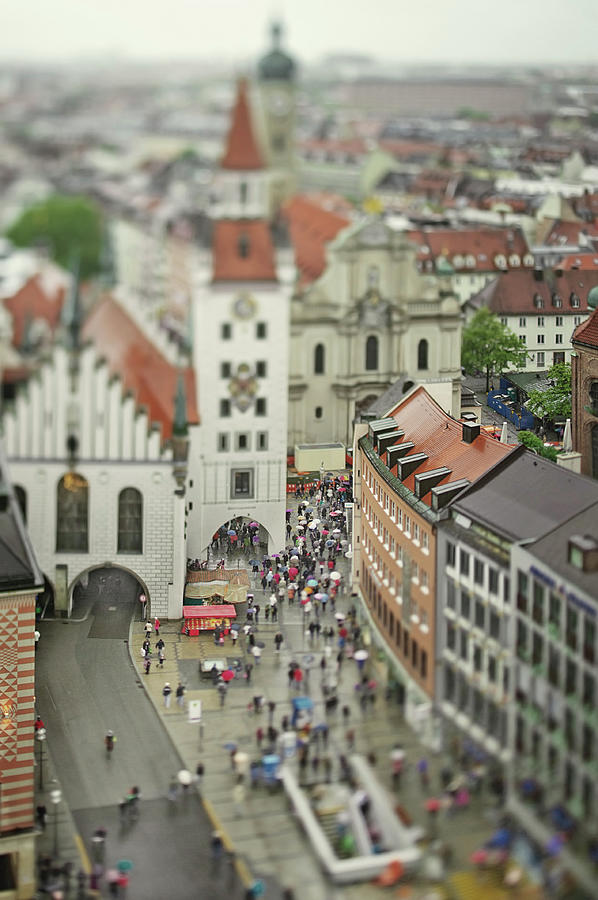 View Over Parts Of Munich Including Old Photograph by Elisabeth Schmitt