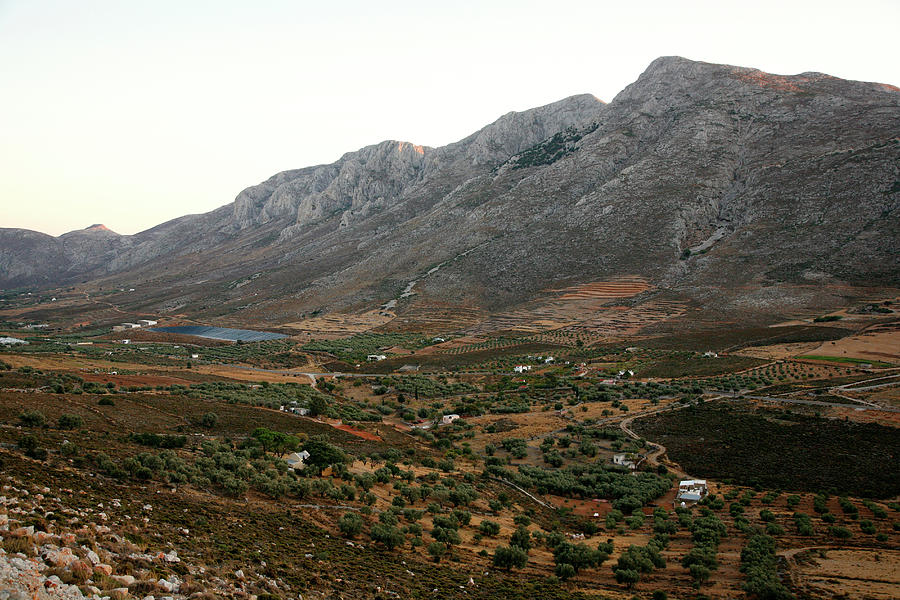 View Over The Fertile Vathys Or Vathis Photograph by Yadid Levy View Over The Fertile Vathys Or Vathis Photograph by Yadid Levy