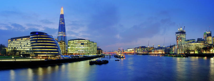View Over The River Thames, London Photograph by Travelpix Ltd