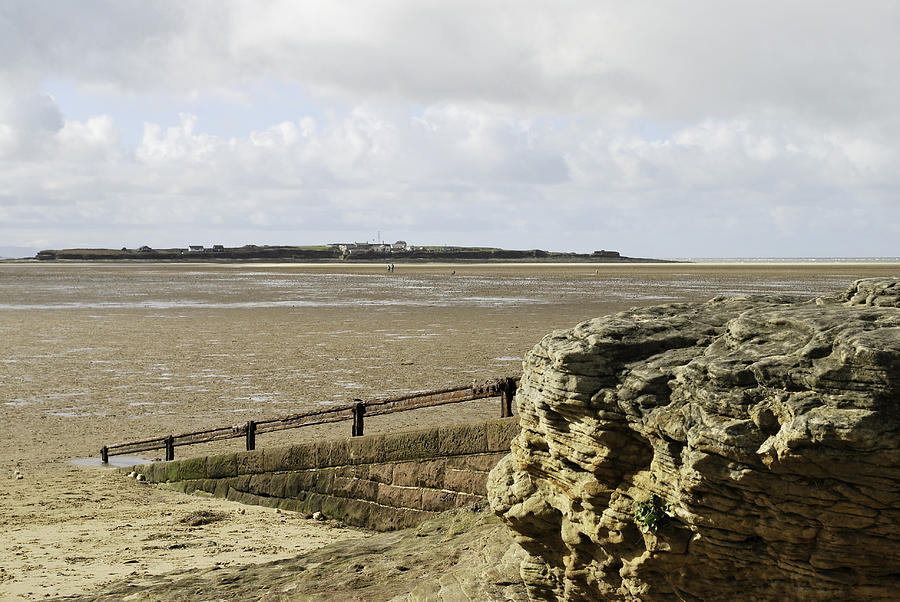 View over to Hilbre Photograph by Spikey Mouse Photography