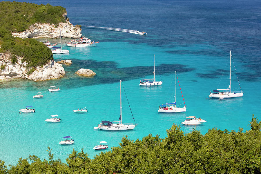 View Over Voutoumi Bay, Antipaxos Photograph by David C Tomlinson