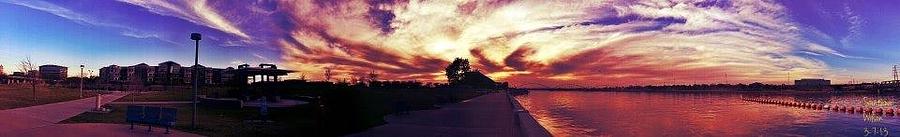 Sunset Photograph - View  by Santana Wilson