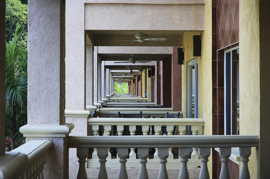 View Through Balconys Photograph by Nick Mares