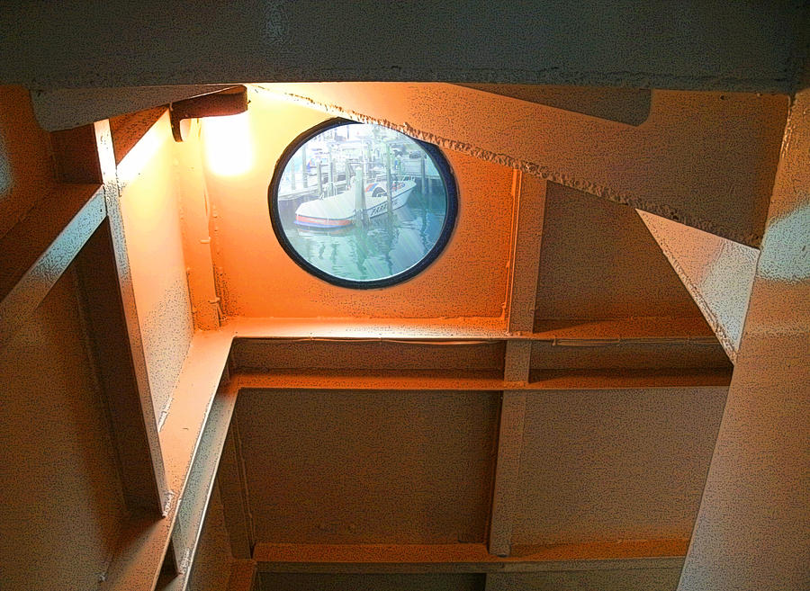 View Through the Porthole Photograph by Ginny Schmidt