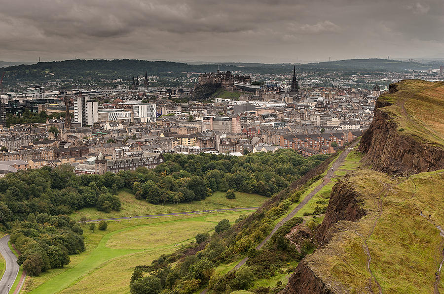 Nature Photograph - View to Edinburgh by Sergey Simanovsky