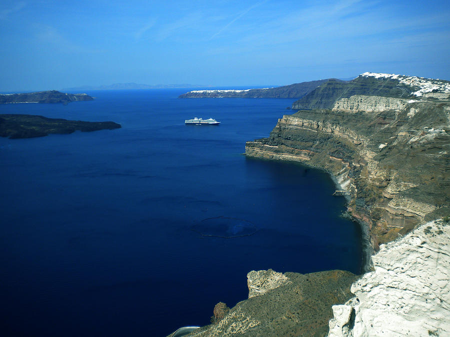 View to Santorini Island Greece  Photograph by Colette V Hera Guggenheim