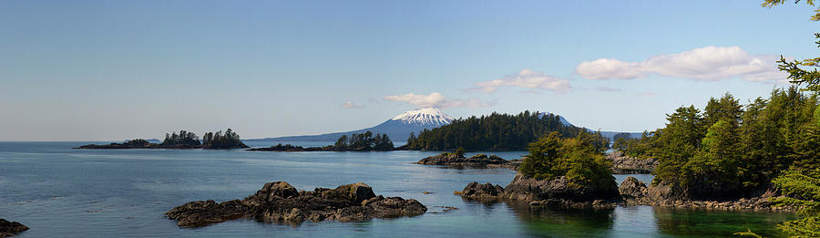 Nature Photograph - View Toward Mount Edgecumbe, Sitka Bay by Panoramic Images