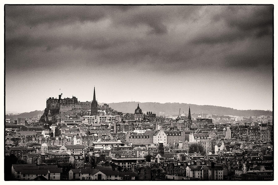 Views across Edinburgh Photograph by Lenny Carter