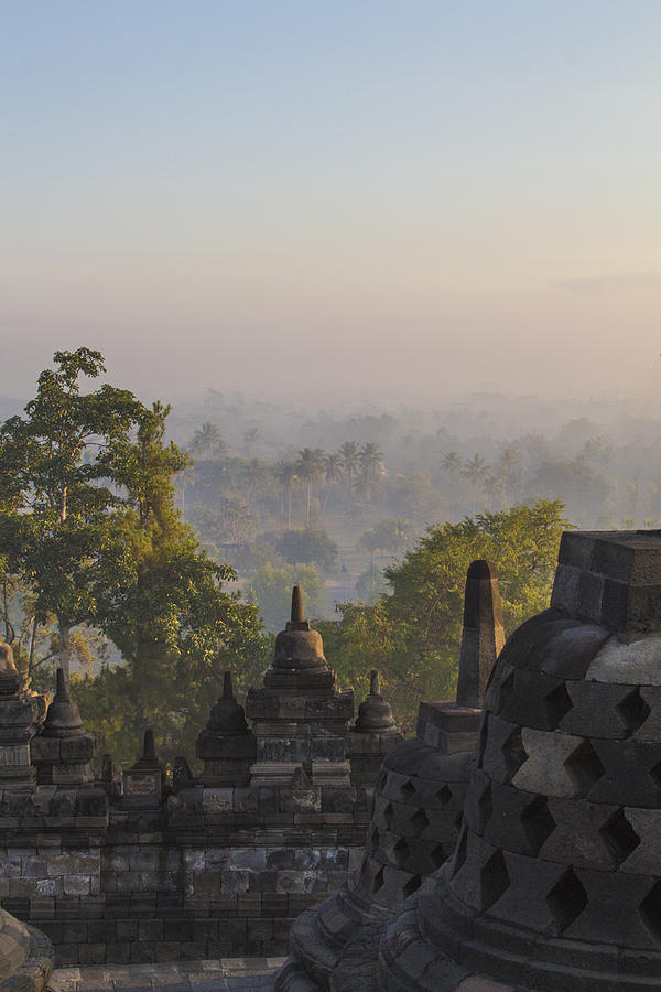 Landscape Photograph - Views from Borobudur by Alex Miller