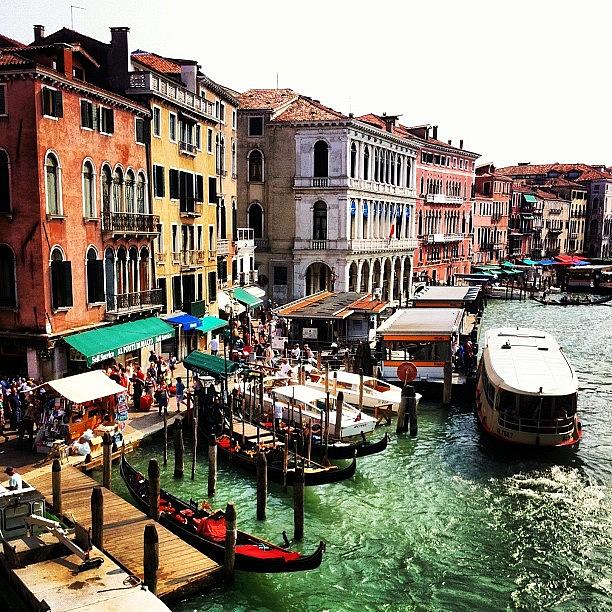 Boat Photograph - Views In Venice 2 by Marcus Haddon