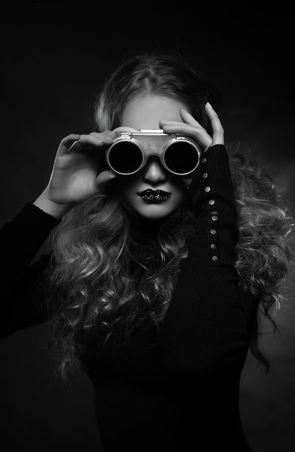 Black And White Photograph - Viki by Denisa Justusov?? ??umcov??