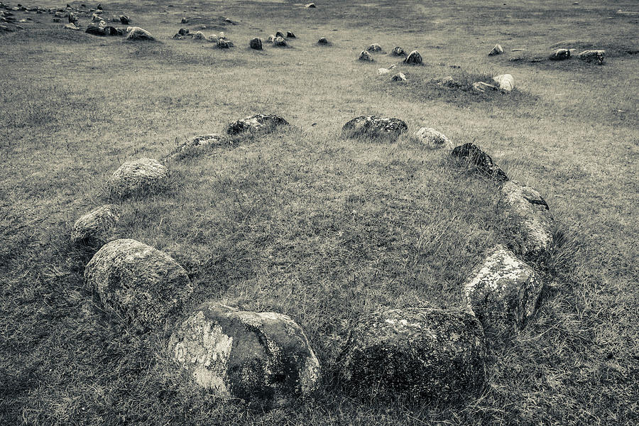 Viking Burial Ground, Lindholm Hoje Photograph By Panoramic Images - Pixels