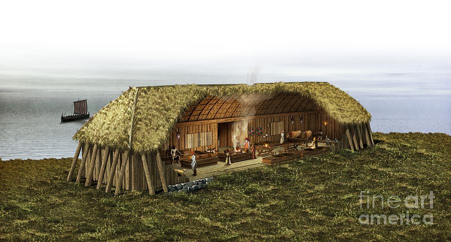 Viking House In Ring Fortress, Artwork Photograph by Mikkel Juul Jensen ...