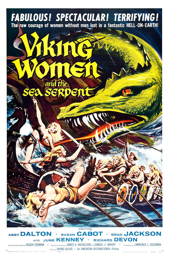 Viking Women and the Sea Serpent Poster Photograph by Gianfranco Weiss
