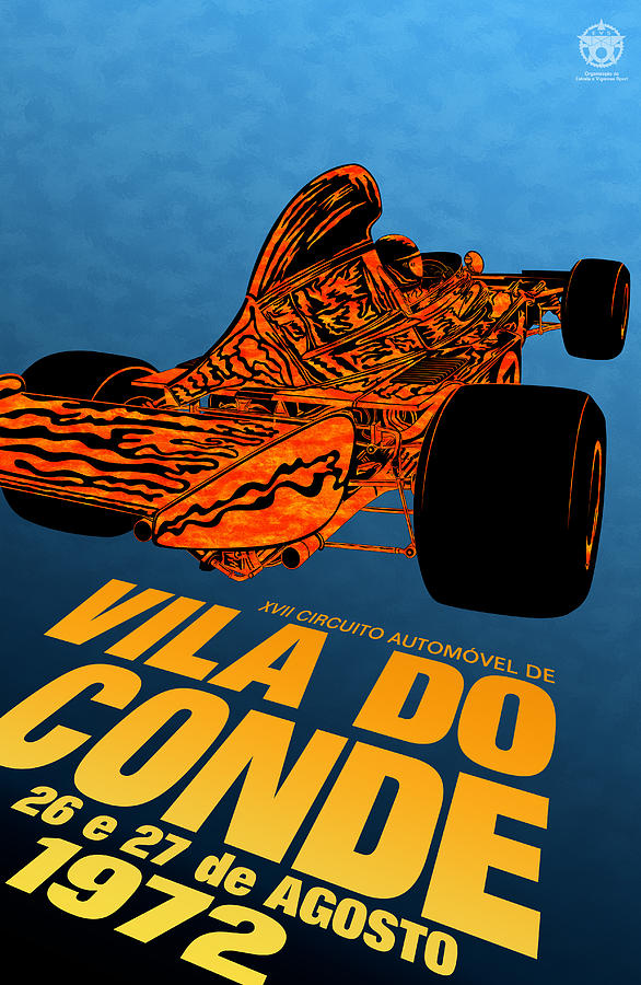 Vila do Conde Portugal 1972 Grand Prix Digital Art by Georgia Clare