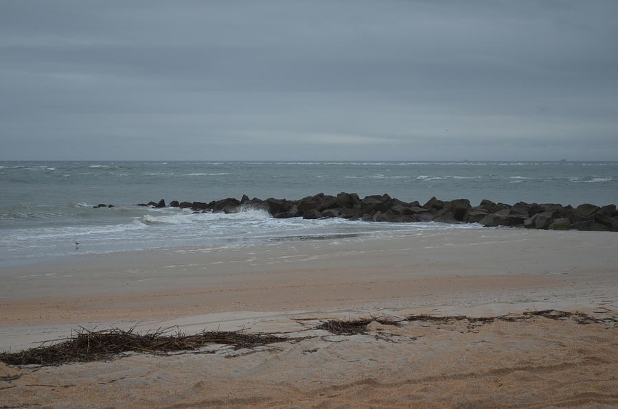 Vilano Beach Jetty Photograph by Tiffney Heaning