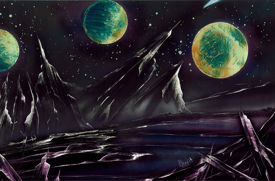 Planet Painting - Vilentia by Jason Girard