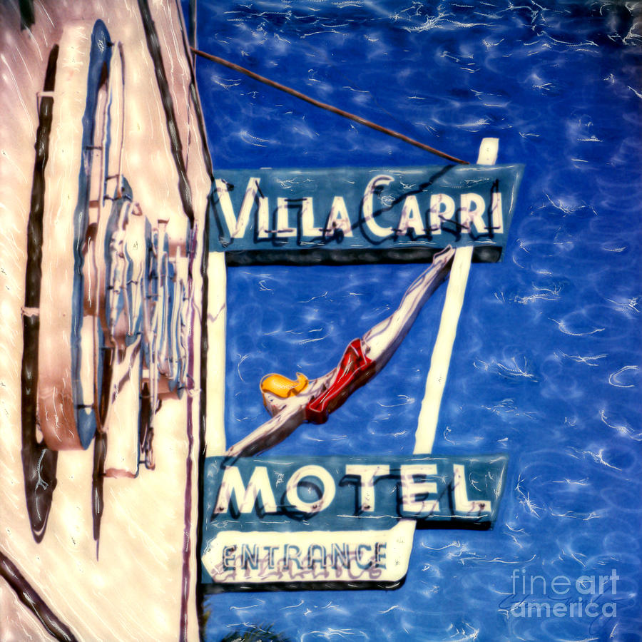 Villa Capri Mixed Media by Glenn McNary