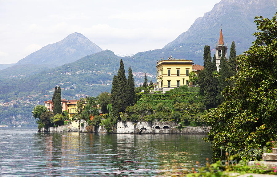 Villa Cipressi Lake Como Italy  Photograph by John Keates