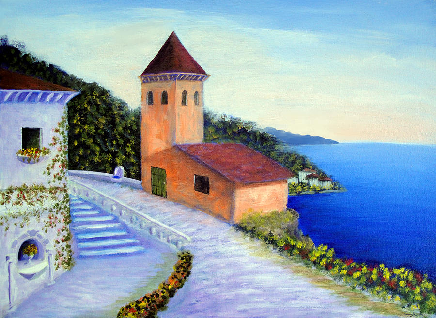 Villa Of Dreams Painting by Larry Cirigliano