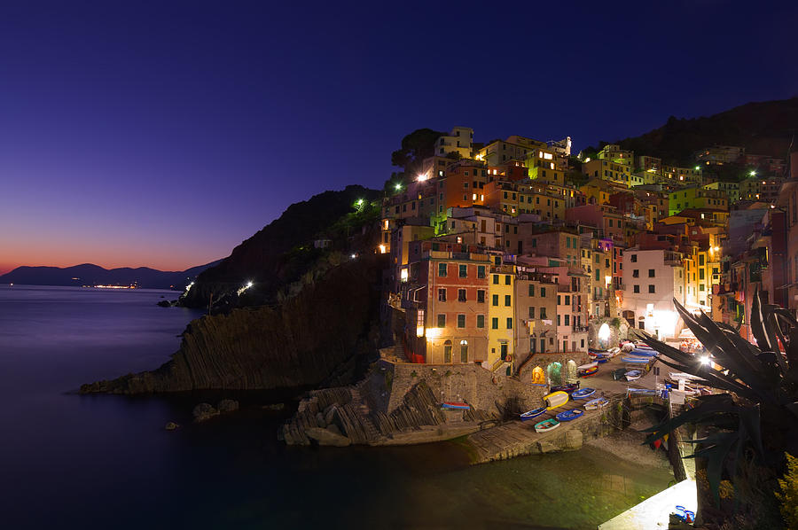 Village At Night On Sea Side Photograph by Ioan Panaite | Fine Art America