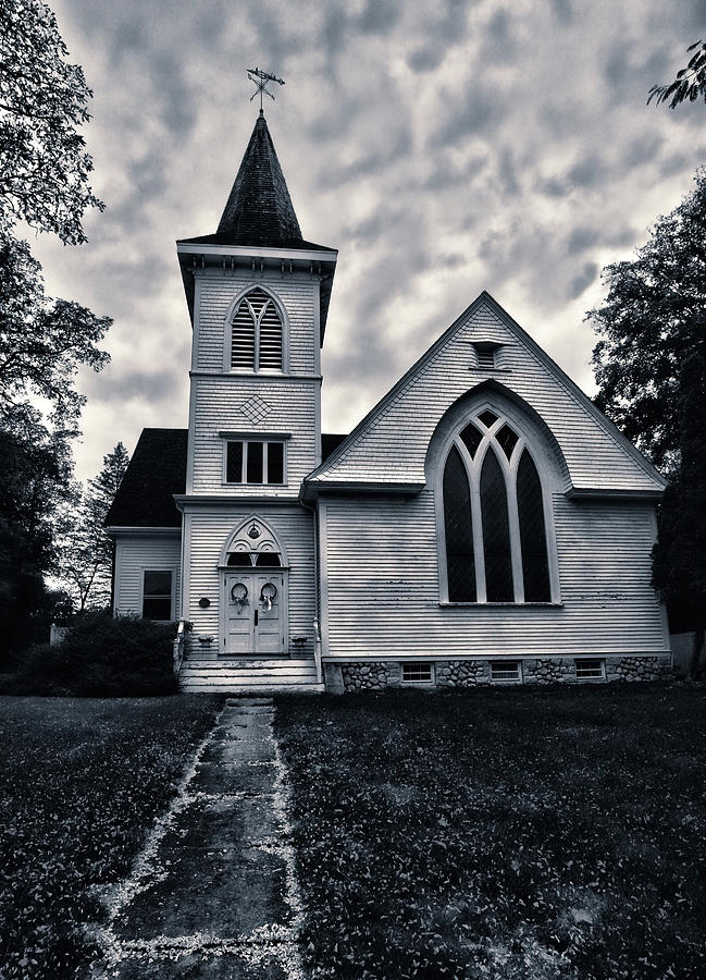 Village Church Photograph by David DeCenzo - Pixels