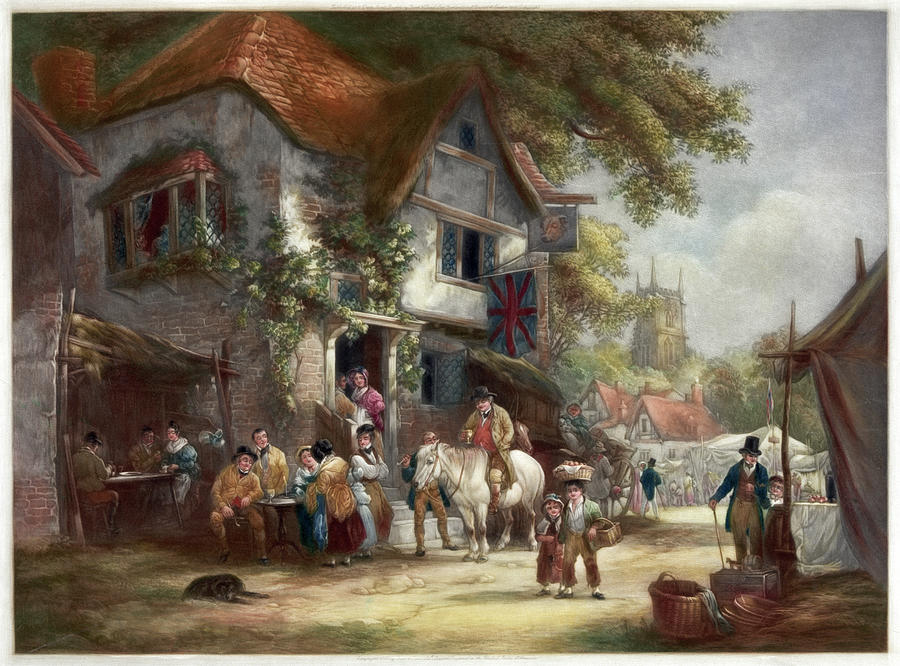 Village Festival Painting by Granger