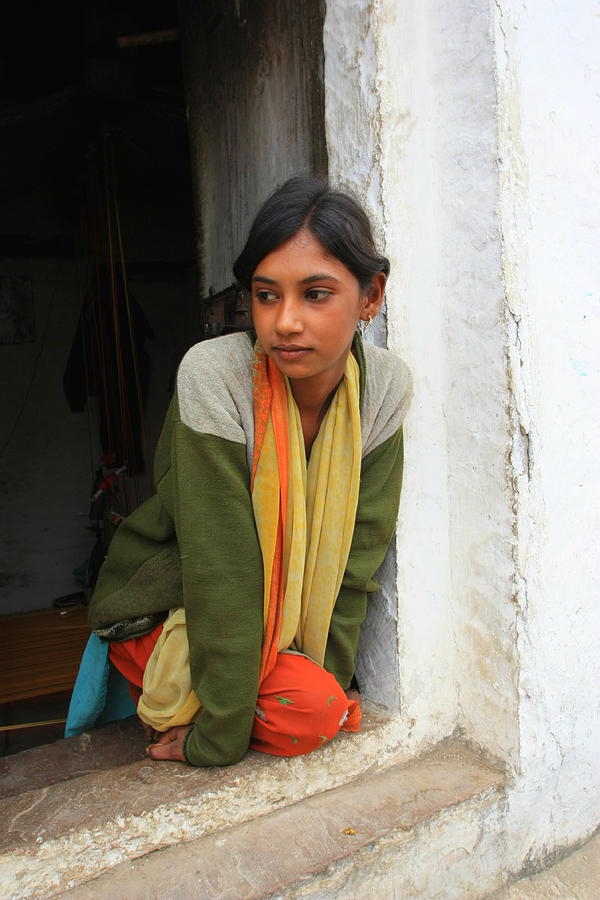 Village Girl India Photograph by Amanda Stadther