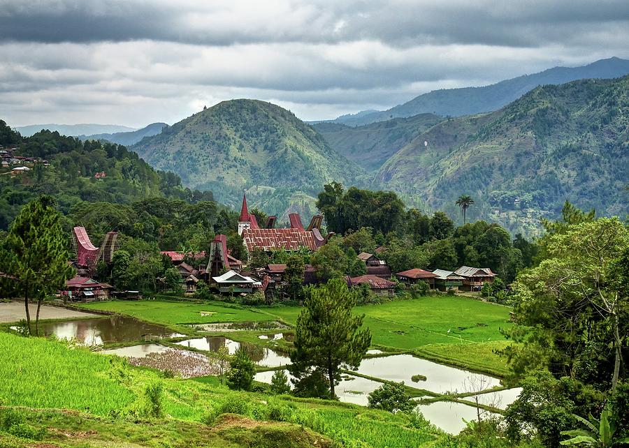 Village In North Toraja Photograph by Photograph By Michael Schwab