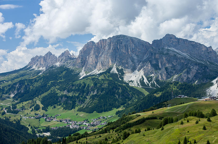 Village in the Dolomites Photograph by Vance Bell