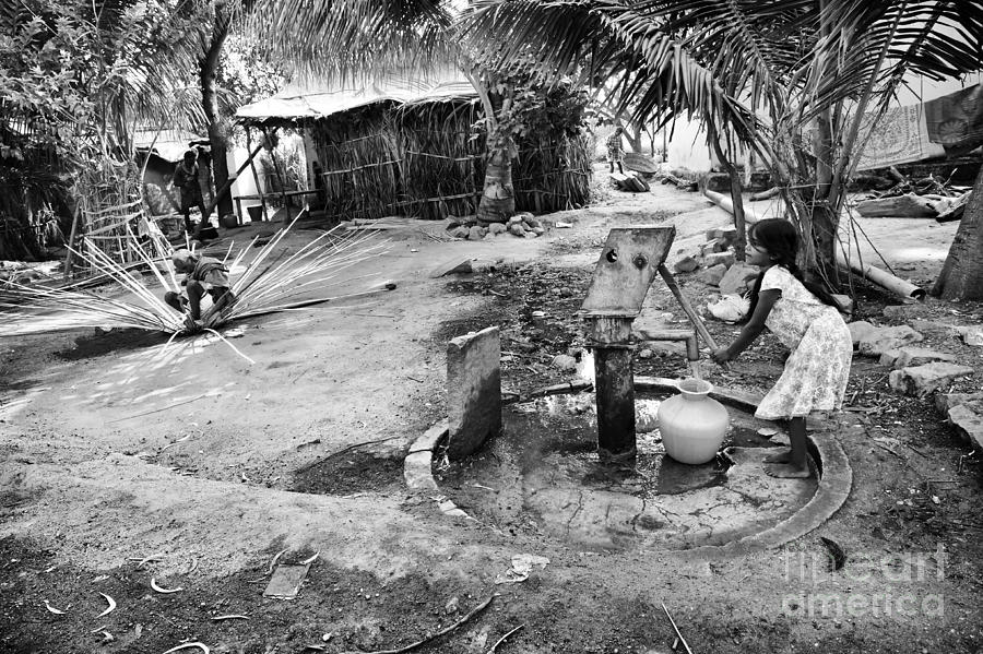 Black And White Photograph - Village Life by Tim Gainey