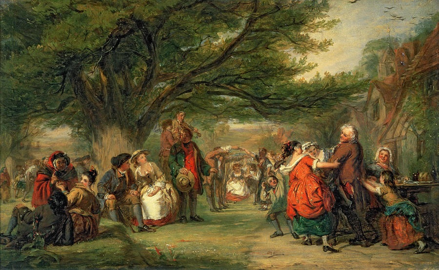 Village Merrymaking Photograph by William Powell Frith - Fine Art America