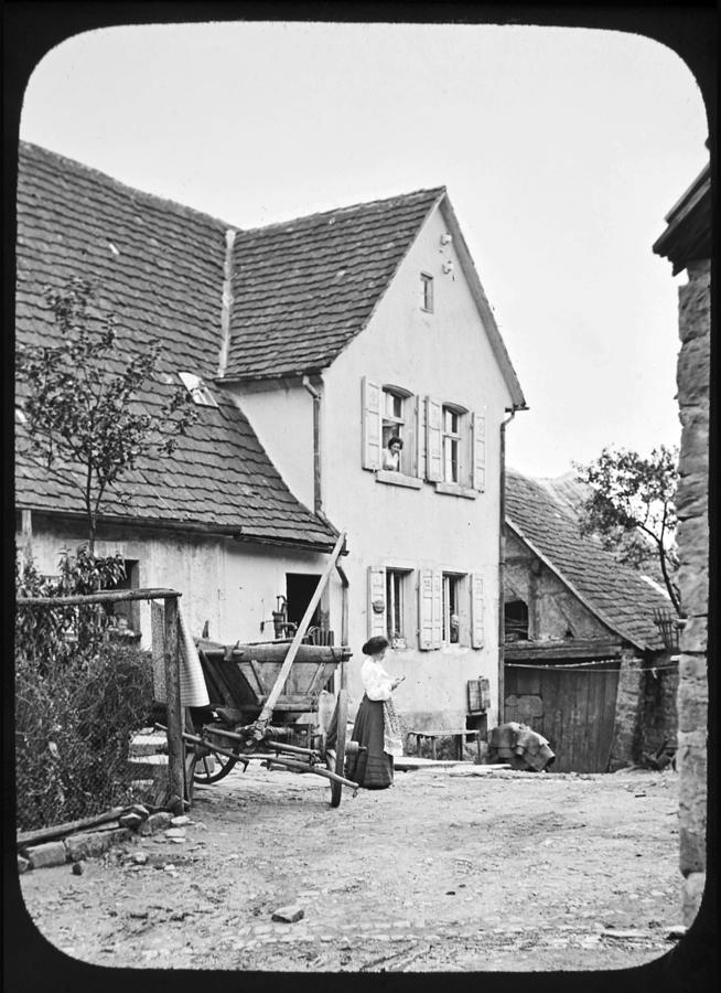 Village Street Malsch Germany 1903 Photograph by A Macarthur Gurmankin