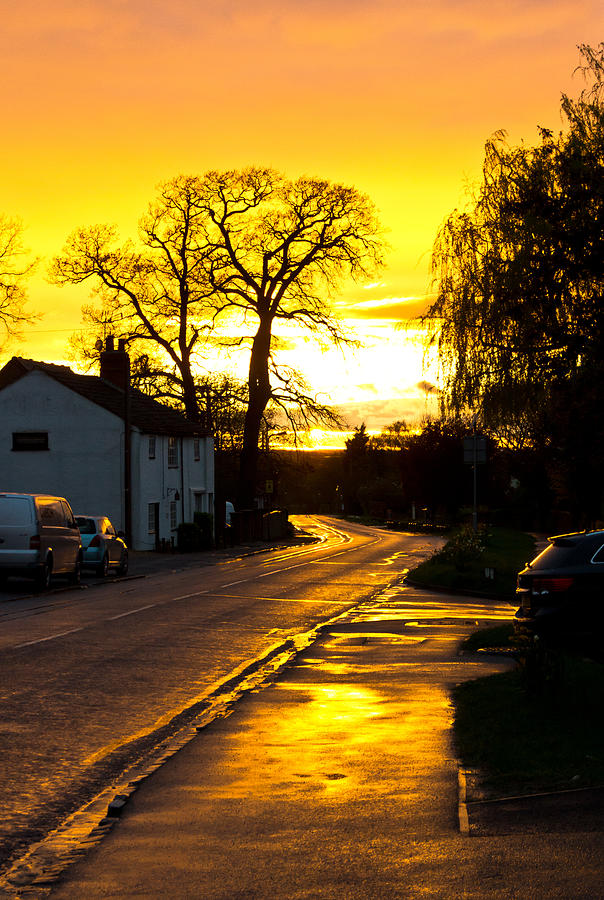 Village Sunset Photograph by Scott Carruthers
