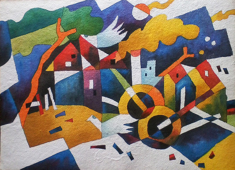 Village Painting by Vikram Sutar
