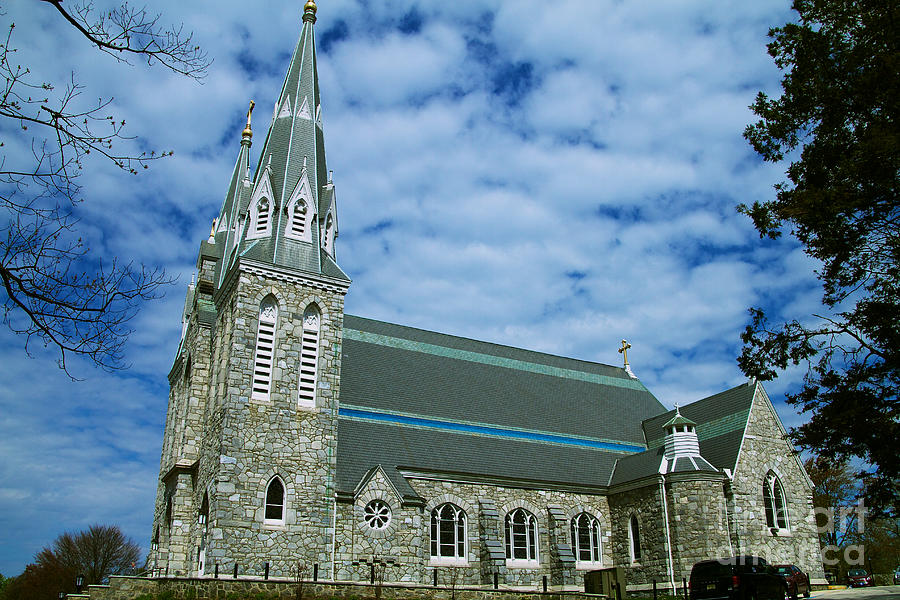 Villanova Church Photograph by William Norton