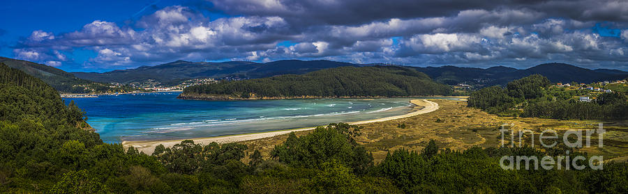 Villarrube Beach Panorama Galicia Spain Photograph by Pablo Avanzini