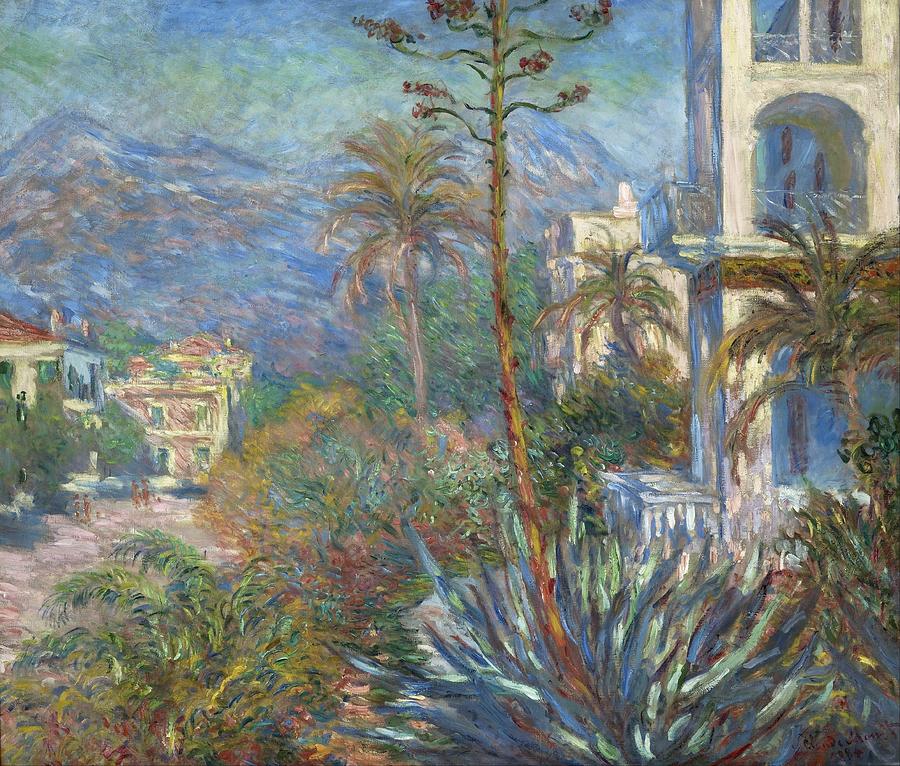 Claude Monet Painting - Villas at Bordighera by Claude Monet